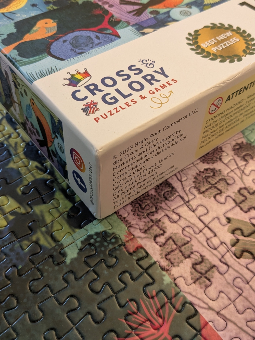 Cross And Glory 1000 Piece Puzzle - Festival Of The Nine Birds - Picture 5 of 10